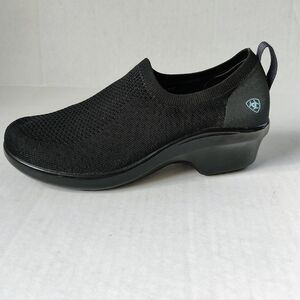 Ariat Black Slip-on Ventknit Expert Clog Women's Sz 9